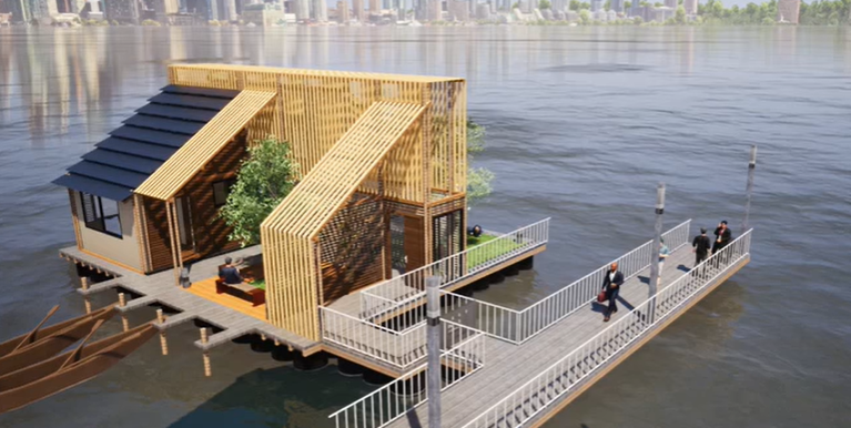 $!El proyecto Casa Flotante Diversa contará con cuatro módulos.