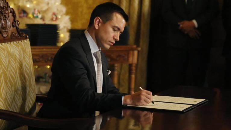 $!Daniel Noboa plantea un segundo referendo.