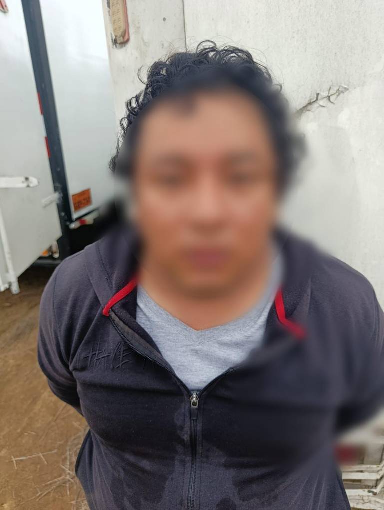 $!Fotografía del detenido en el operativo.