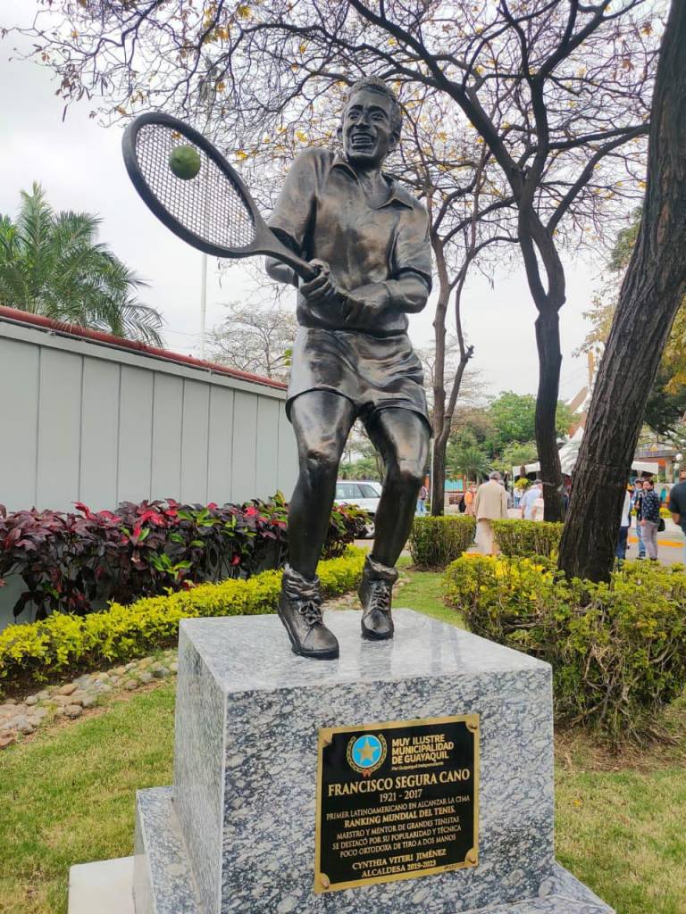 $!Pancho Segura es el único tenista ecuatoriano que está en el Salón de la Fama del tenis mundial.