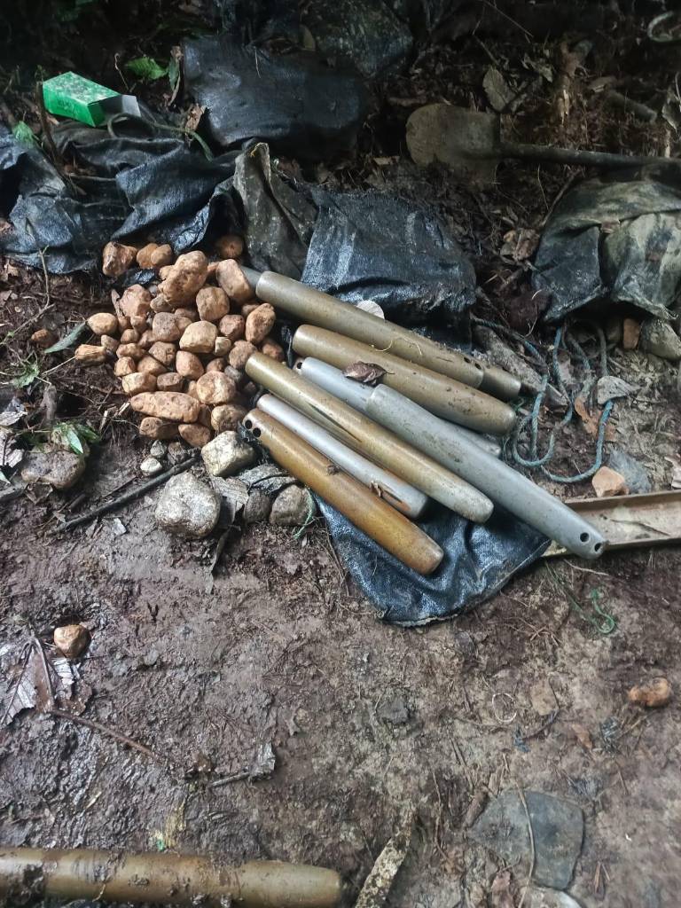 $!Elementos hallados en Lita, Imbabura.