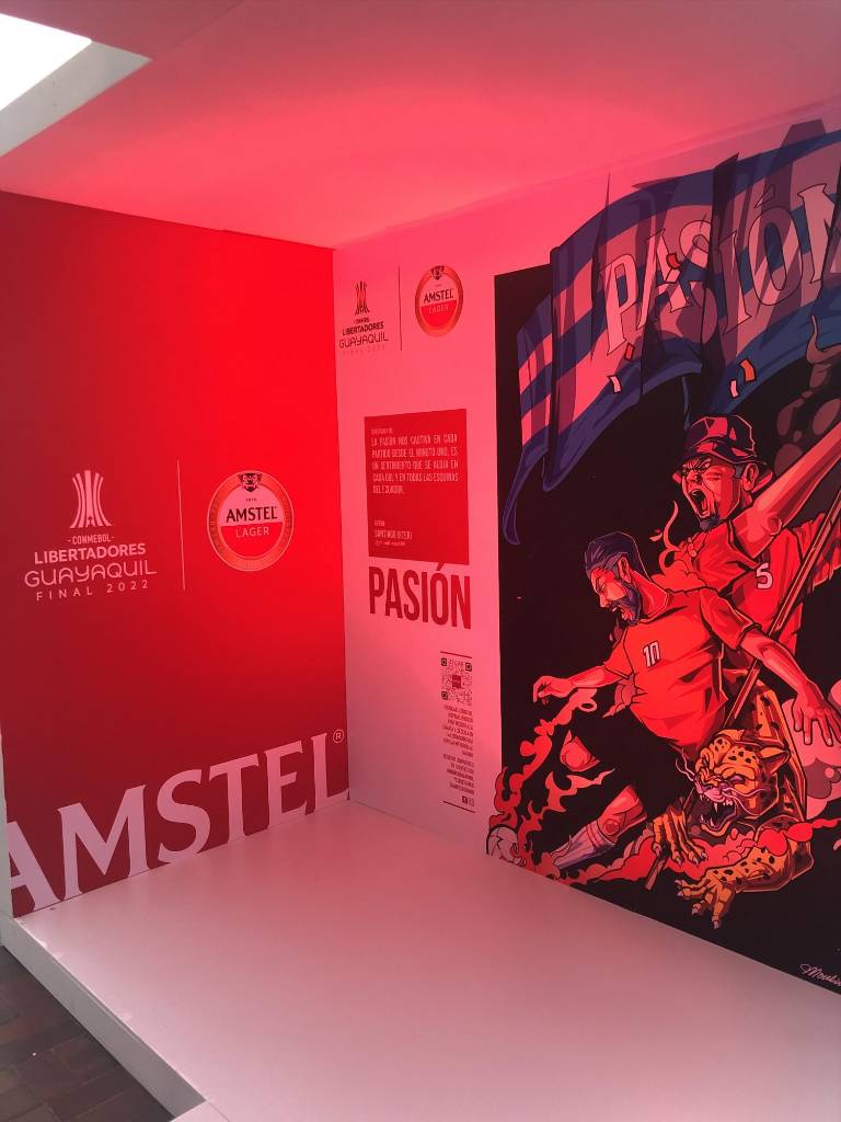 $!Con una galería artística arrancó la semana de la Final de la Copa Libertadores en Guayaquil