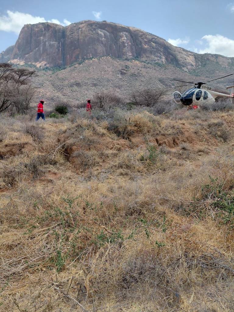 $!Labores de rescate en el monte Ololokwe.