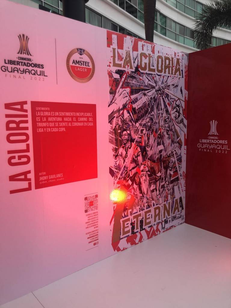 $!Con una galería artística arrancó la semana de la Final de la Copa Libertadores en Guayaquil