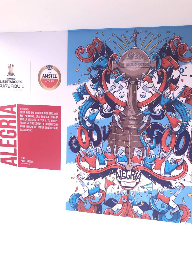 $!Con una galería artística arrancó la semana de la Final de la Copa Libertadores en Guayaquil