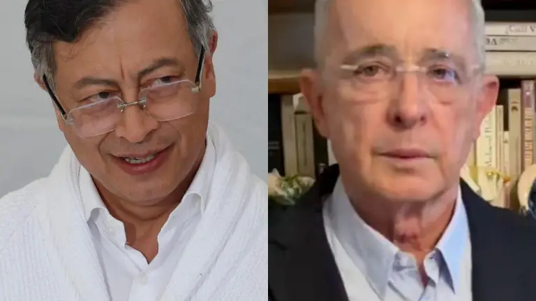 Gustavo Petro y Álvaro Uribe reaccionaron a los resultados de las elecciones en Colombia.