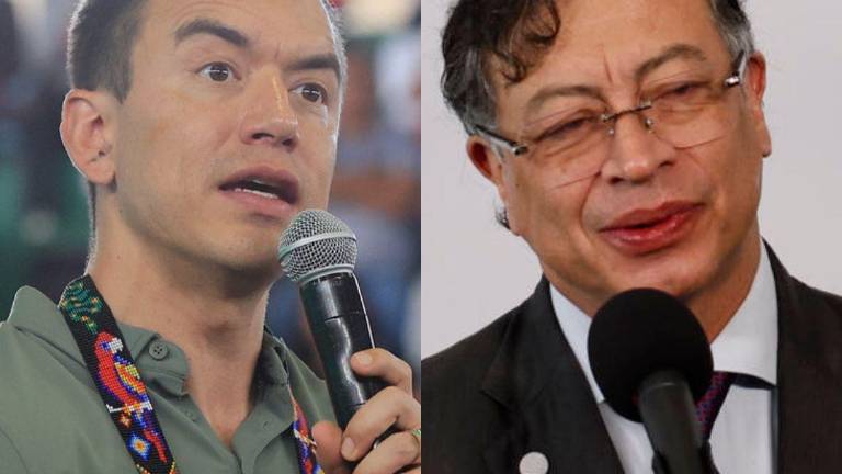 Daniel Noboa arremete contra Gustavo Petro.