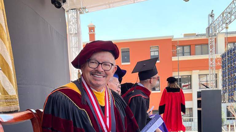 El último adiós de Santiago Gangotena en la Universidad San Francisco de Quito