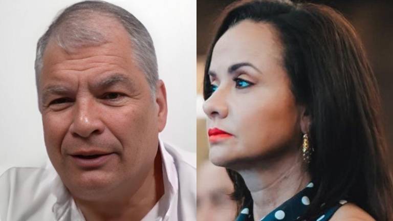 Rafael Correa habló sobre la eventual renuncia de Marcela Aguiñaga a la Prefectura del Guayas.