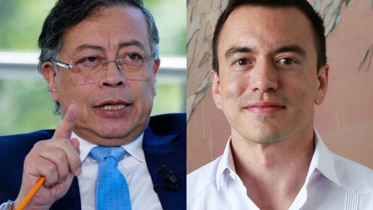 El presidente Colombia, Gustavo Petro, contraataca a Daniel Noboa.
