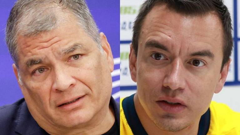 Rafael Correa enfrenta a Daniel Noboa.