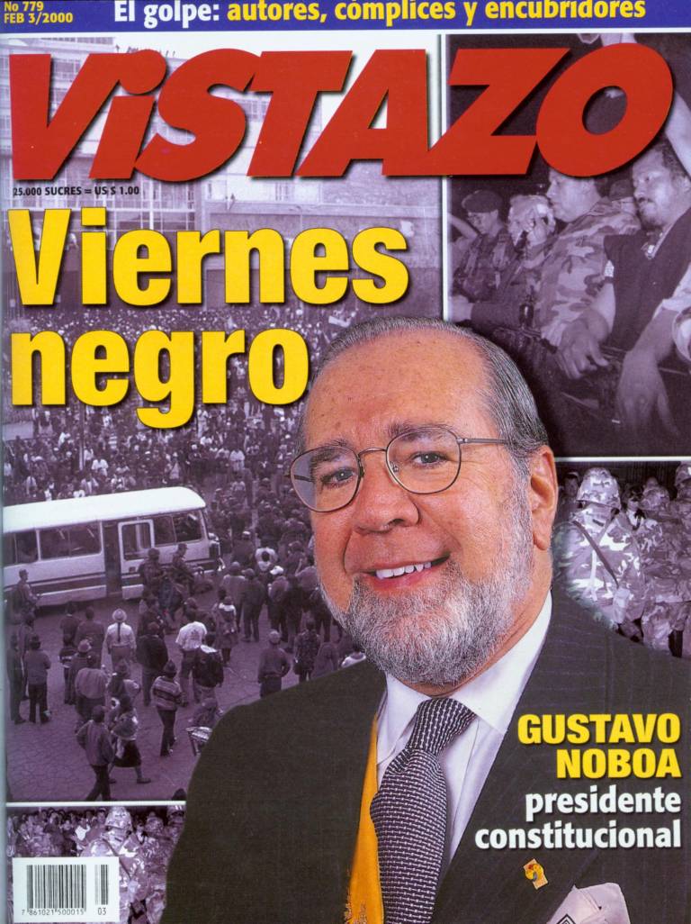 $!Gustavo Noboa asumió la Presidencia tras el derrocamiento de Jamil Mahuad.