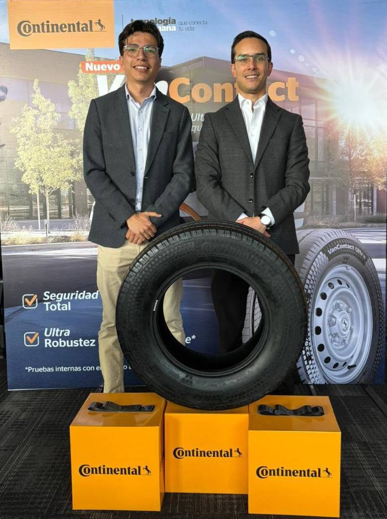 $!Josué Piedra, especialista de Producto; y Santiago Chiriboga, Head Marketing &amp; Trade Experience South Américade Continental Tire Andina.