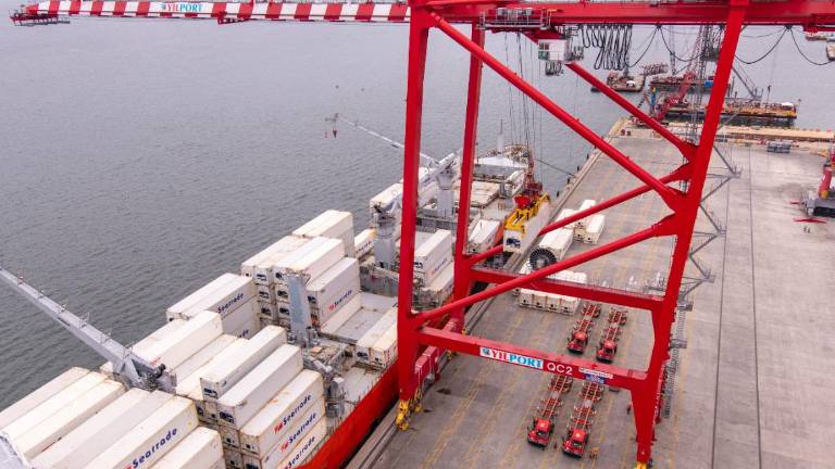 La multinacional turca Yilport opera en Puerto Bolívar y recientemente amplió su infraestructura.