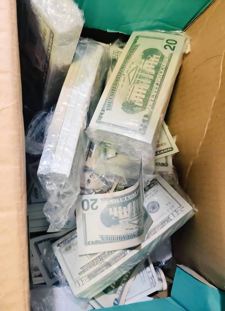 $!Billetes falsificados hallados en la Terminal de Quito.