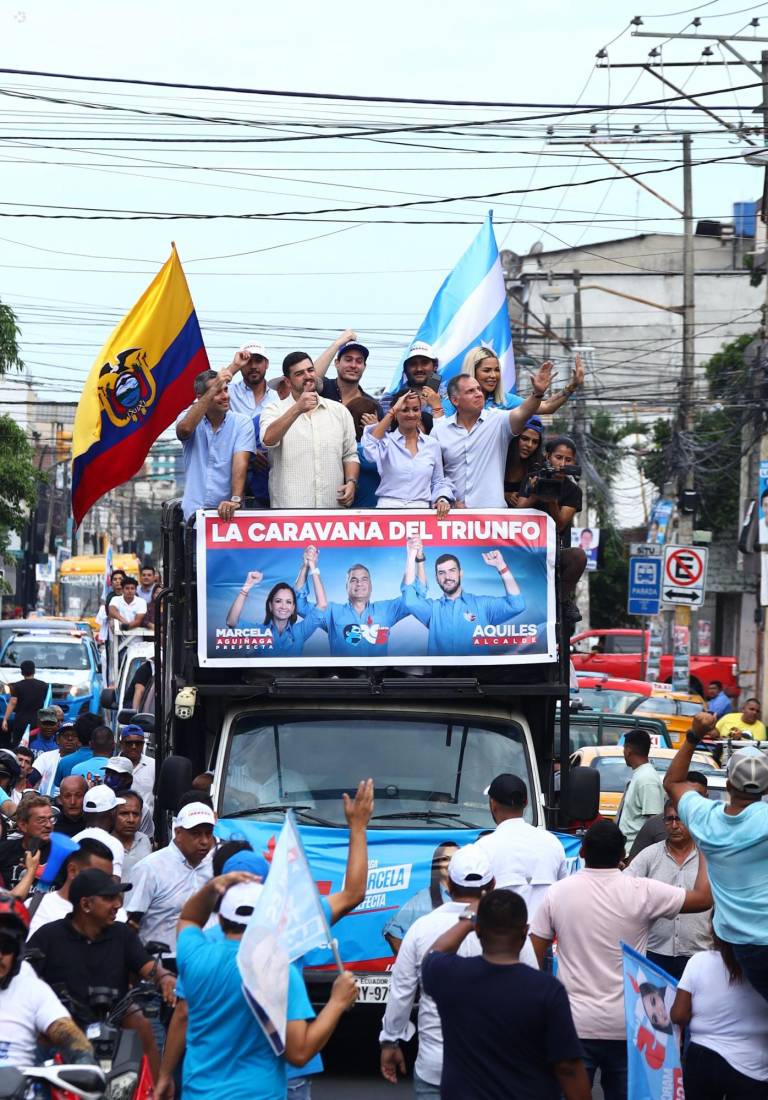$!La Revolución Ciudadana ganó las principales alcaldías y prefecturas del país: Quito y Guayaquil.