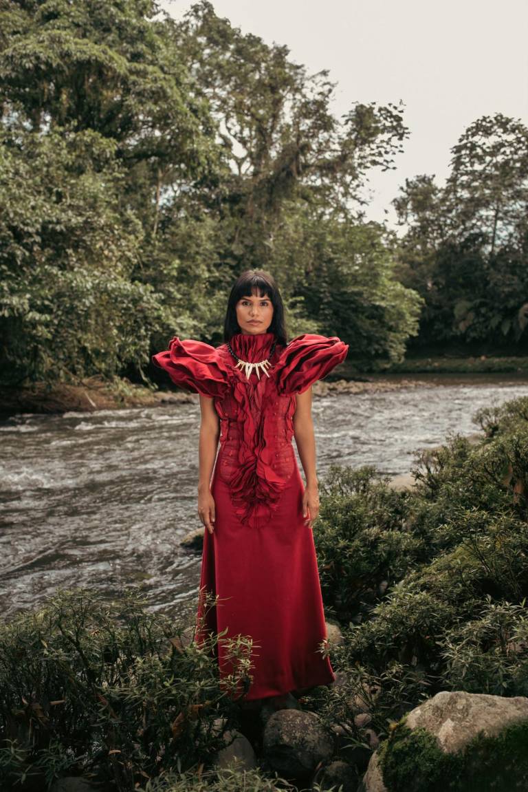 $!Nina Gualinga, líder amazónica que trabaja por la protección y conservación de la selva.