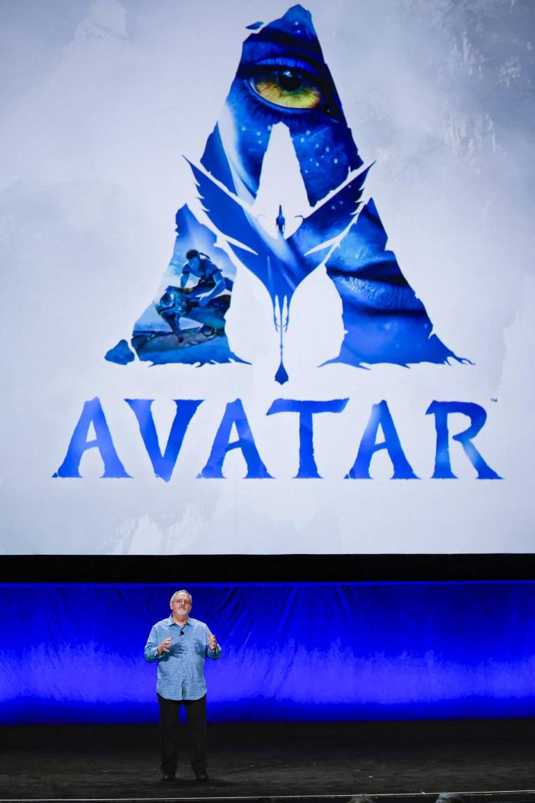 $!Jon Landau, productor de Avatar durante la presentación en el CinemaCon 2022.