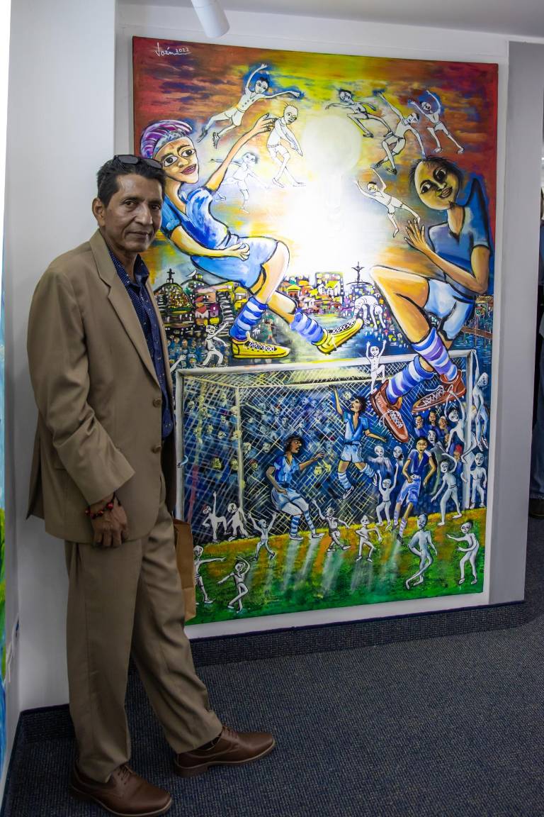 $!Emelec instaló primera galería artística deportiva en su estadio