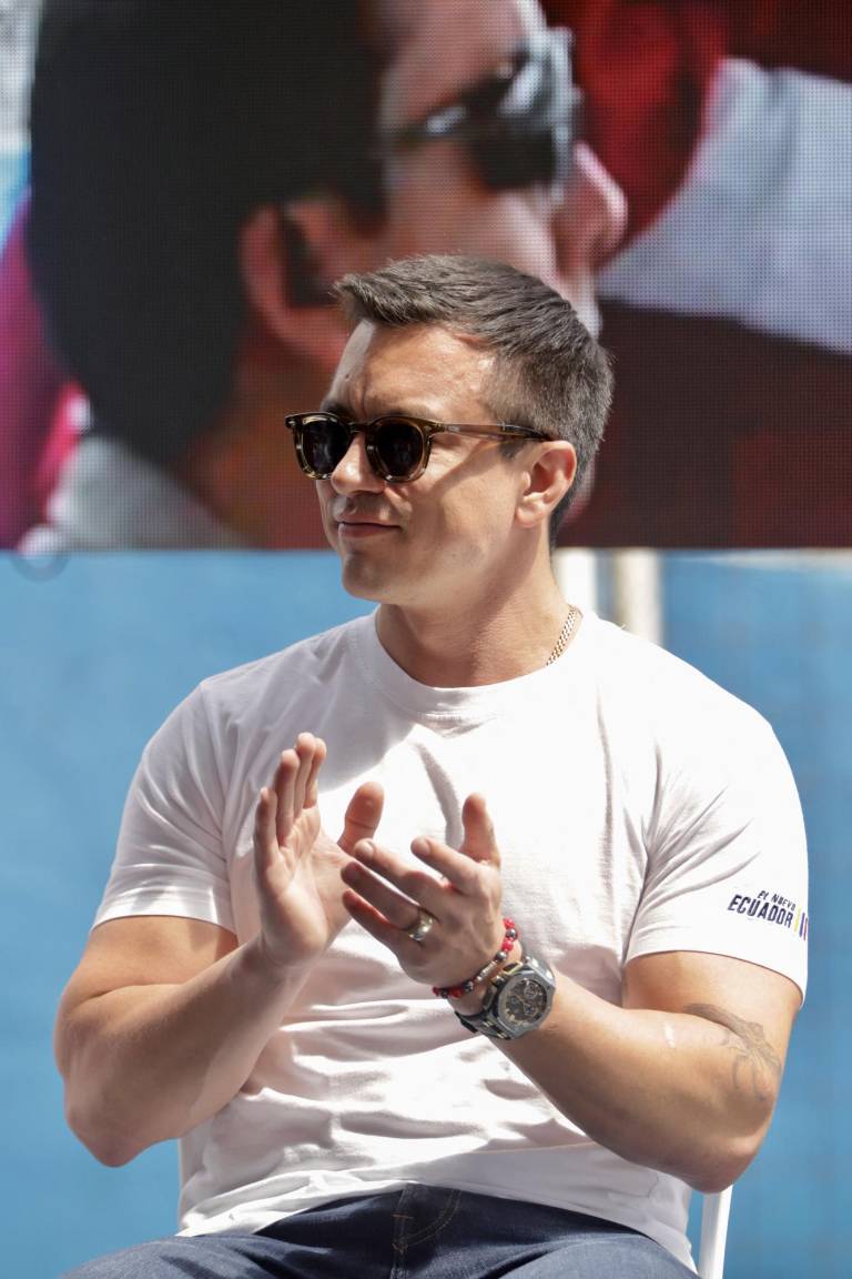 $!Fotografía de archivo del presidente de Ecuador, Daniel Noboa.