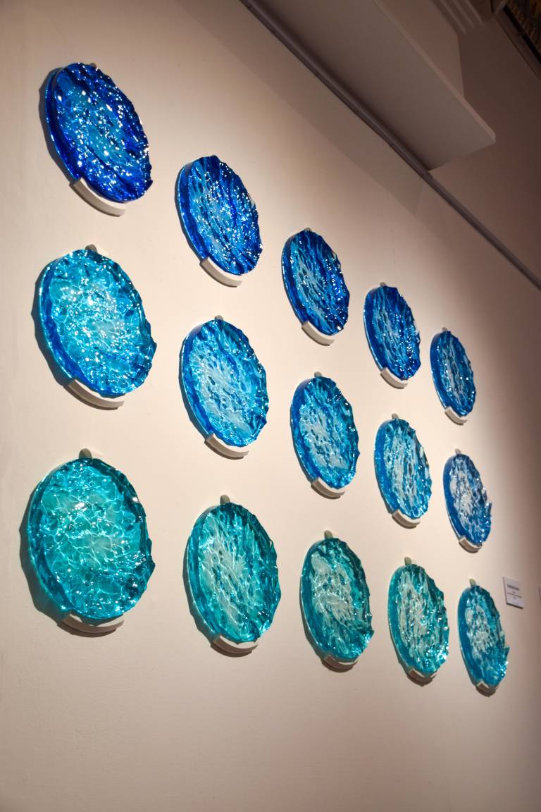 $!Obra 'Ondulaciones' de resina por Adriana Sadun.