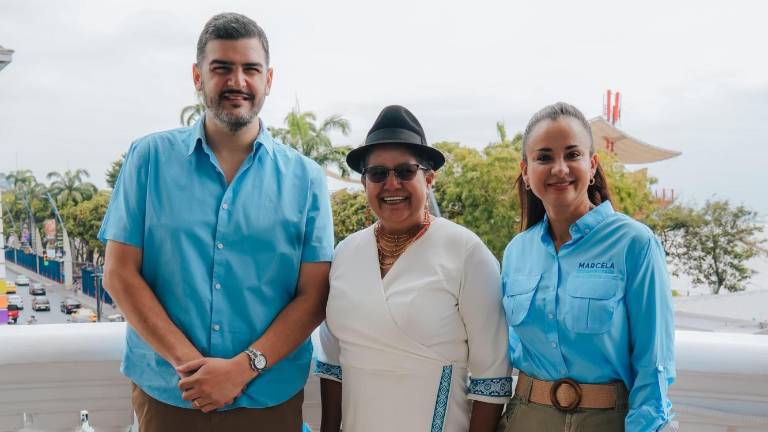 Aquiles Alvarez, Lourdes Tibán y Marcela Aguiñaga: ¿Nueva alianza política?