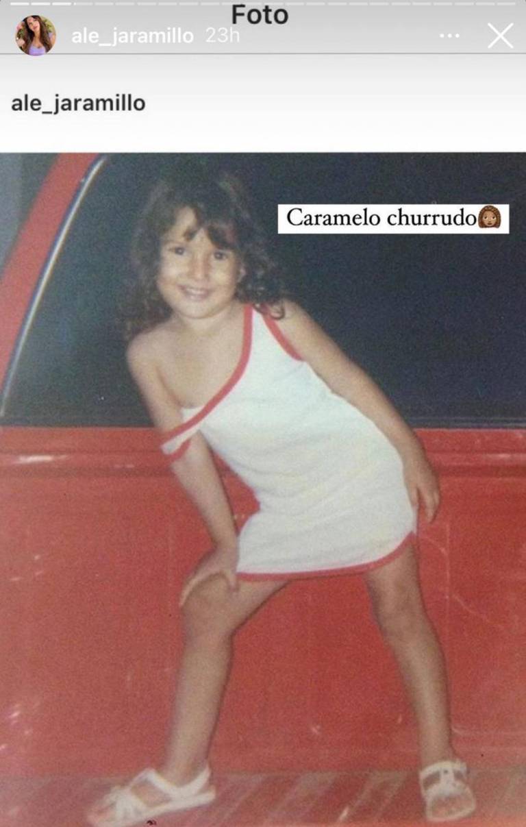 $!Alejandra Jaramillo reveló una conmovedora foto antes de ser famosa