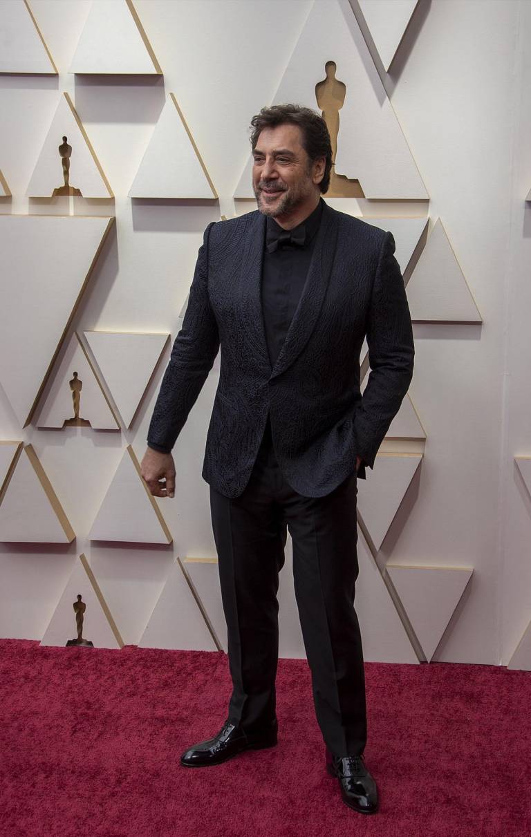 $!Javier Bardem posa en la alfombra roja a su llegada a la entrega de los Premios Óscar hoy, en el Teatro Dolby de Los Ángeles, California (EE.UU.). EFE/ Javier Rojas