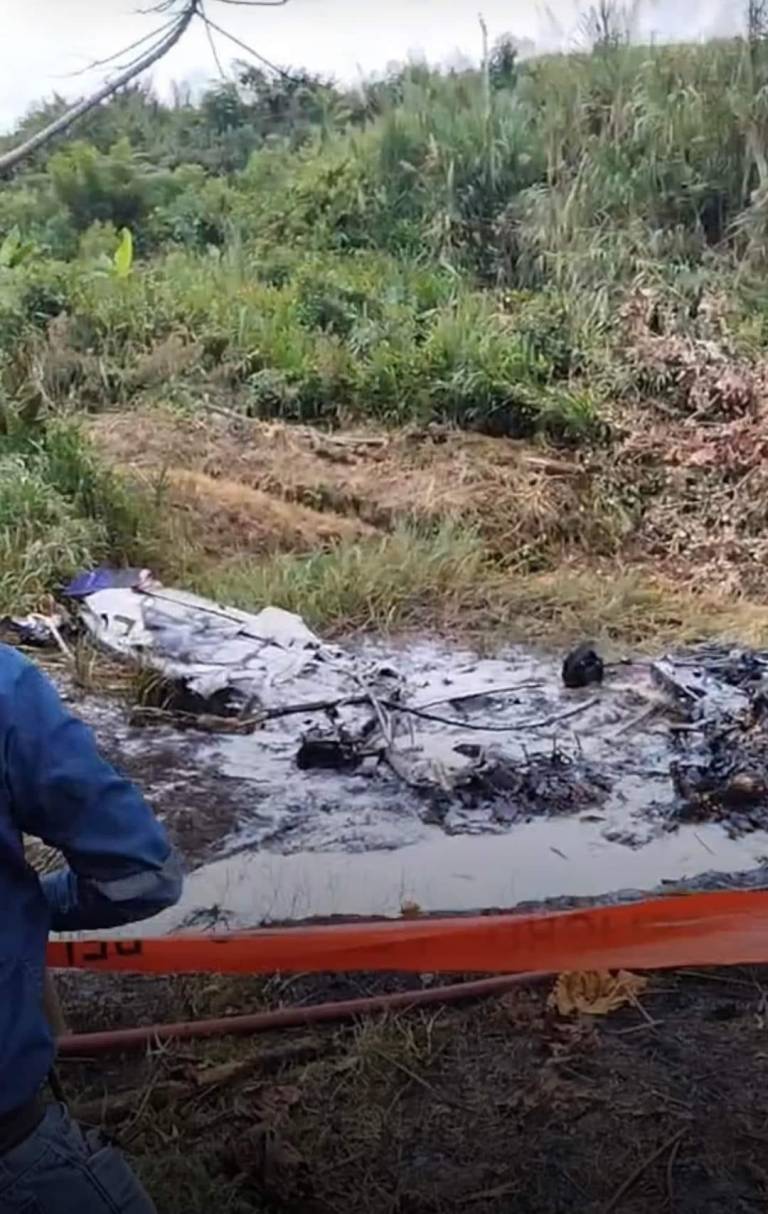 $!VIDEO: Accidente de avioneta en Shell, provincia de Pastaza, deja tres fallecidos