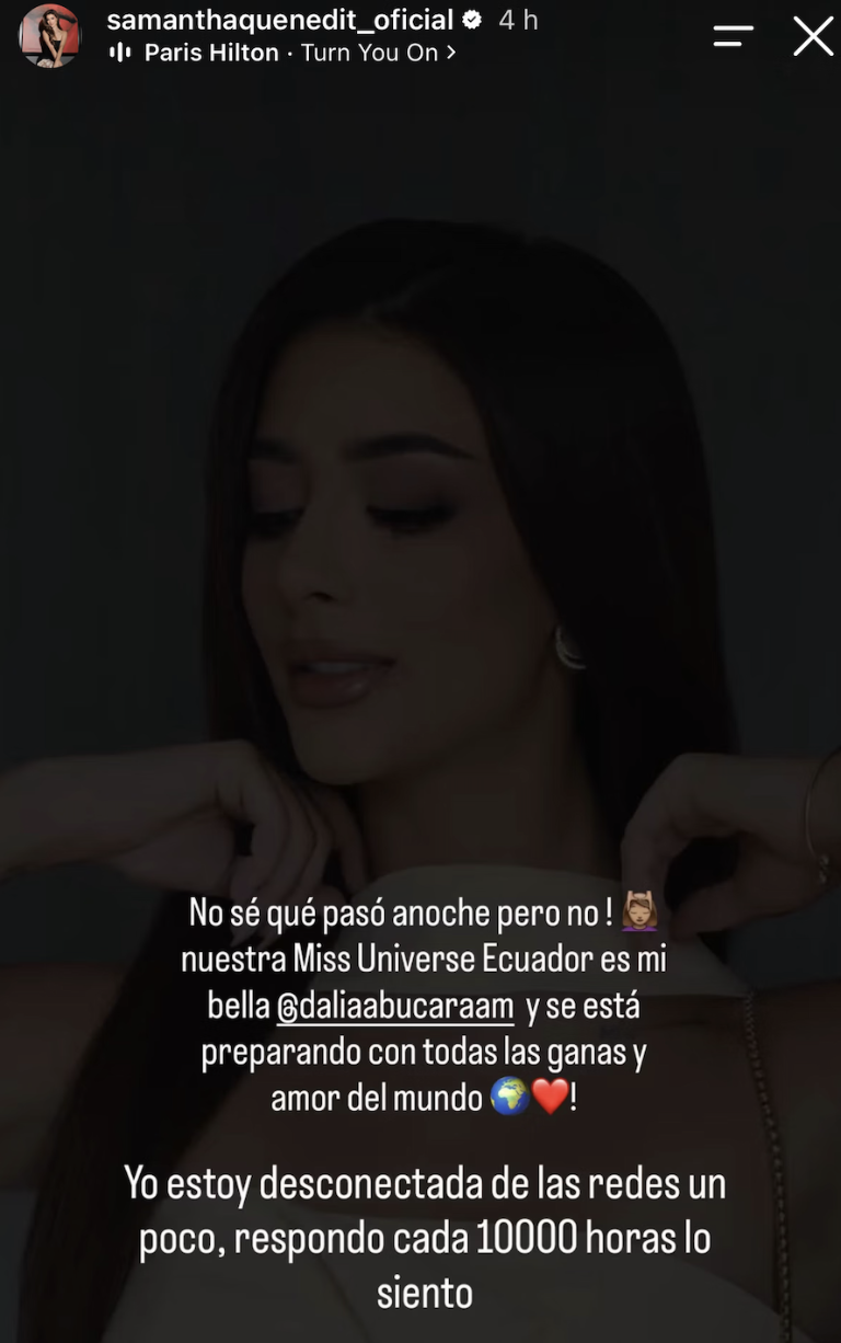 $!La exMiss Grand Ecuador aseguró que actualmente está de vacaciones y no participará en ninguna gala de belleza.