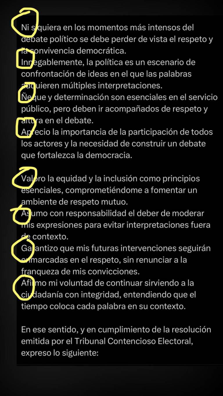 $!Lucía Jaramillo reacciona a supuesto mensaje oculto en disculpas públicas que le ofreció el alcalde Aquiles Alvarez