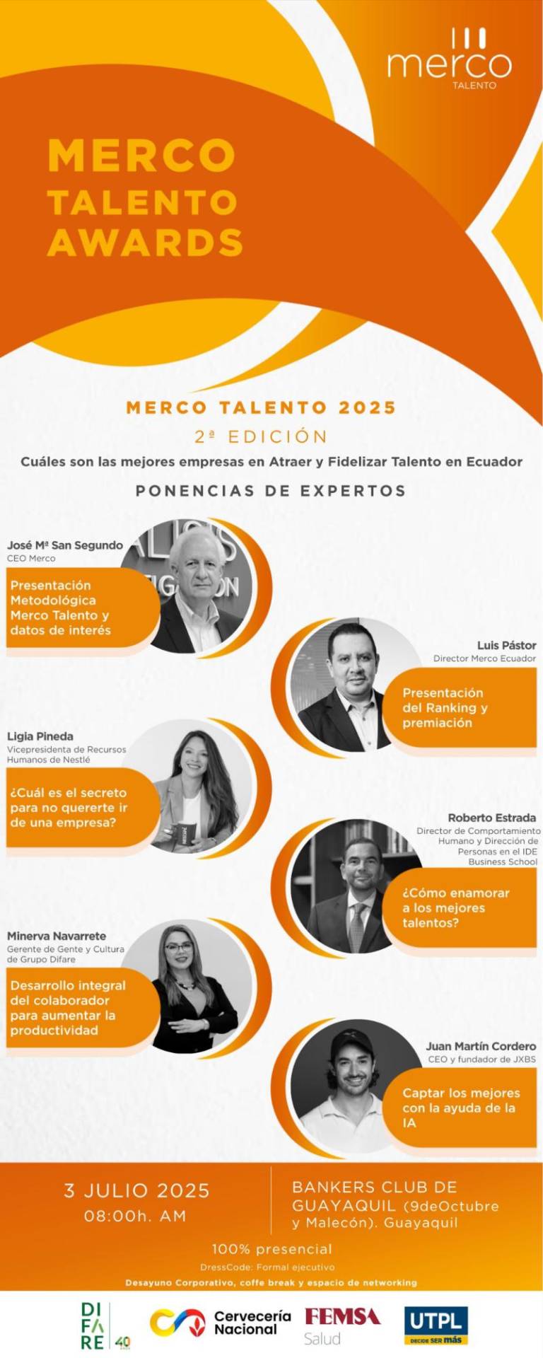 $!La segunda edición de los Merco Talento Awards se celebrara en Guayaquil.