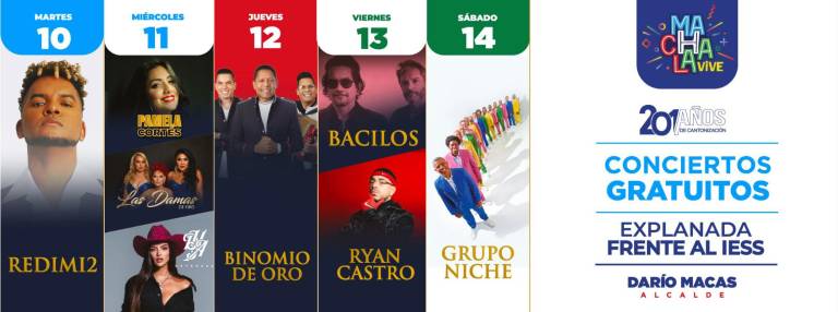 $!Entre los artistas confirmados para este año constan Grupo Niche, Bacilos, Ryan Castro, entre otros.