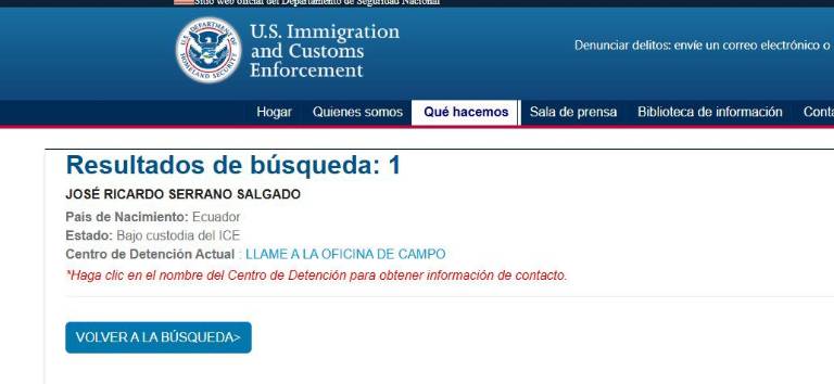 $!Retención de Serrano.