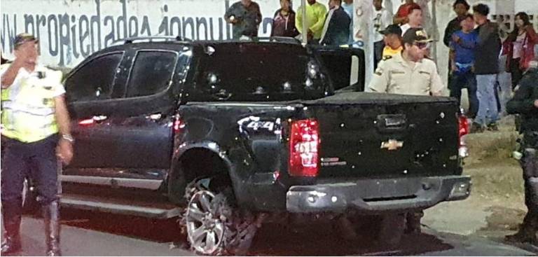 $!Alcalde de La Libertad, Francisco Tamariz, denuncia intento de asesinato: comenzaron a dispararnos a diestra y siniestra