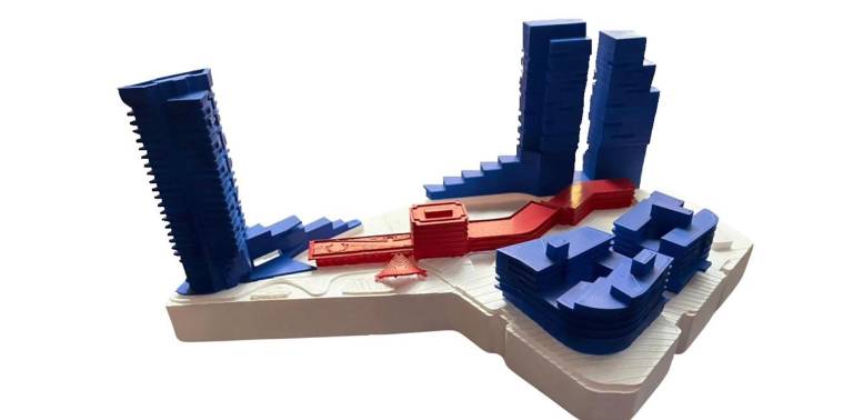 $!Ésta es la maqueta del nuevo proyecto inmobiliario que la empresa china, propietaria del hotel, planea construir desde este año.