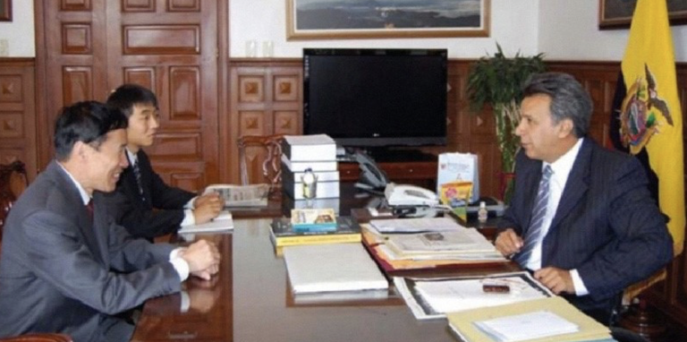 $!El exembajador tuvo una relación amistosa con Lenin Moreno cuando ocupó la vicepresidencia de la República. Ese nexo fue clave para retomar el financiamiento del proyecto Coca Codo Sinclair. Foto archivo