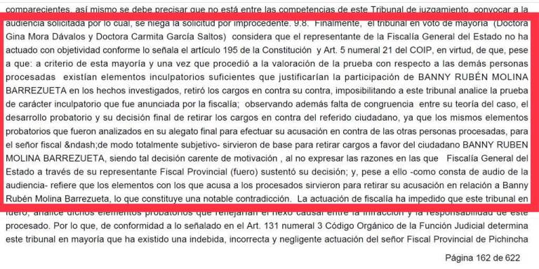 $!Las juezas que expidieron la sentencia en el caso El Rodeo observaron la actuación del fiscal Alberto Santillán.