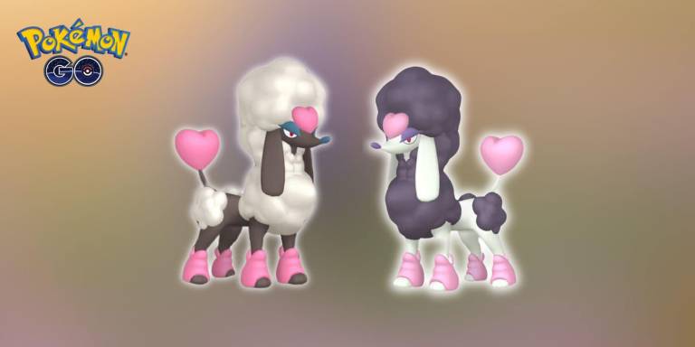 $!Furfrou Corte Corazón en su forma normal y Shiny.