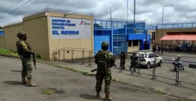 $!La cárcel de El Rodeo es la más grande de Portoviejo, en Manabí. Ahí operó durante cuatro años una red de extorsión a sentenciados por narcotráfico.