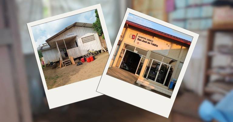 $!Centro de salud de Saapapentsa y hospital de Taisha.