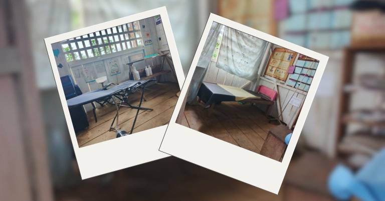 $!Así luce el centro de salud de Saapapentsa.