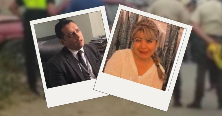 $!Fiscales asesinados en Manta: Marcelo Vásconez y Luz Marina Delgado.