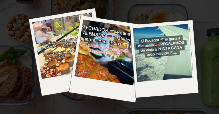 $!Locales prometieron comida y productos gratis.