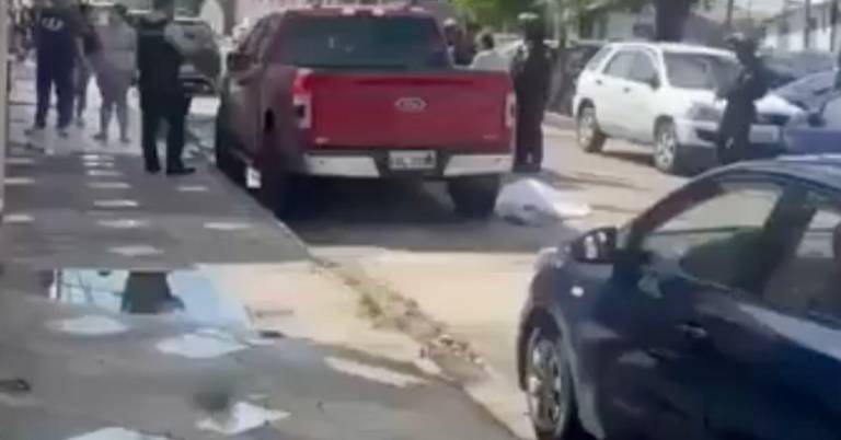 $!El sitio donde fue asesinado Leonardo Toledo.
