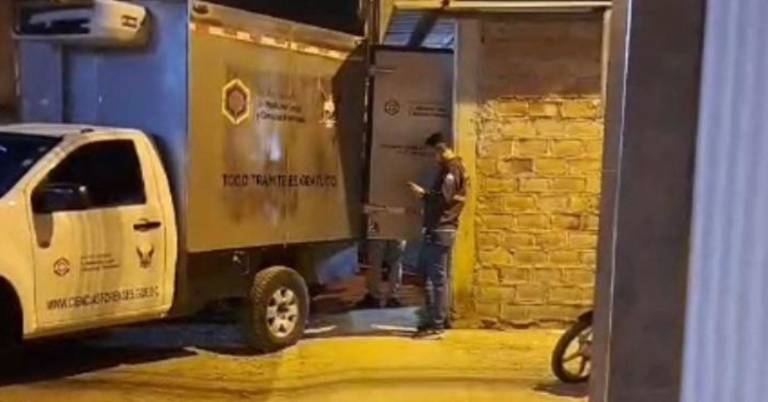 $!Intervención de la Policía en vivienda donde ocurrió el ataque armado.