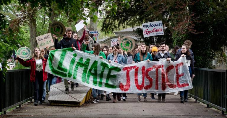 $!Foto referencial de protestas climáticas en Estados Unidos.