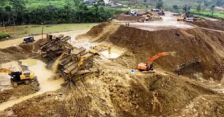 $!Avance de la minería ilegal.