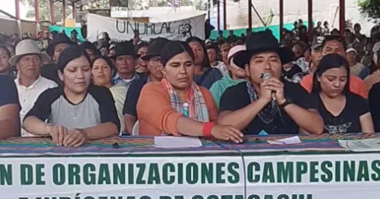 $!Unorcac anunció que seguirá en resistencia, pese a que la Conaie comunicó el fin del paro nacional.