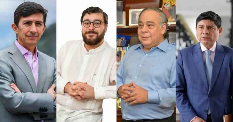 $!Analistas Gustavo Isch, César Febres Cordero, Ramiro Cepeda y Carlos Jijón.